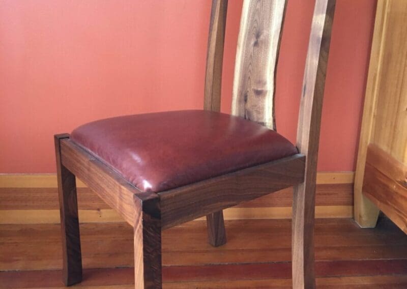custom dining chair made by Thierry Brionne